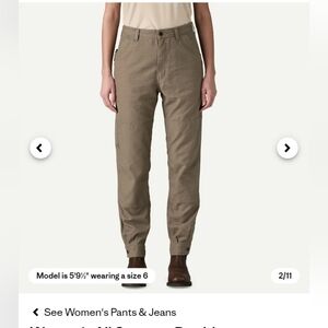 Patagonia Women's All Seasons Double Knee Work Pants - Regular 8